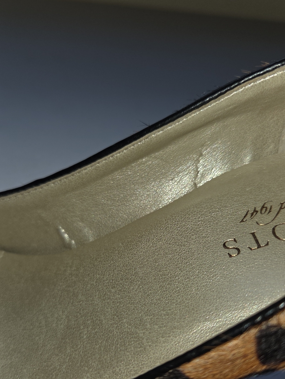 Talbots Calf Hair Leopard Print Stiletto Heels | Color: Black/Tan | Size: 8.5B - Picture 9 of 9